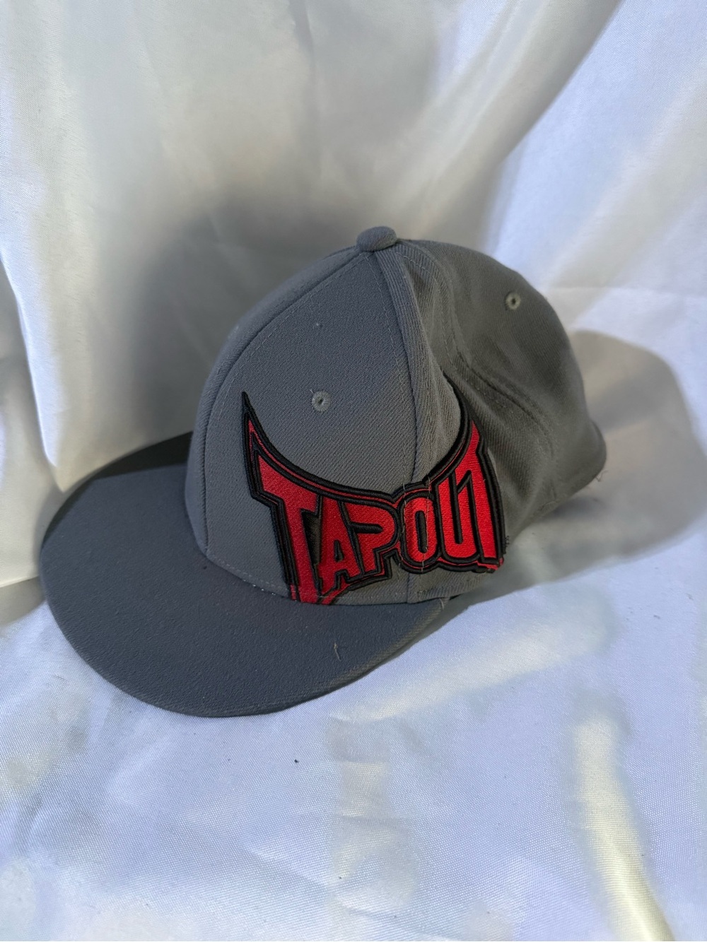 Tapout Gray Cap with Red Embroidered Logo